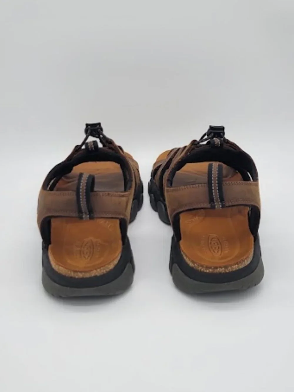 KEEN Men’s Daytona II Brown Leather open-Toe Outdoor Sandals Size 12 NWOB